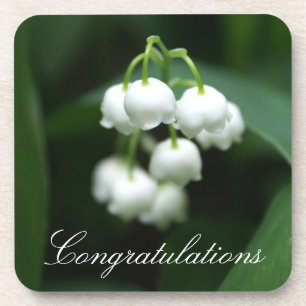 Posavasos Mayo de lirios blancos