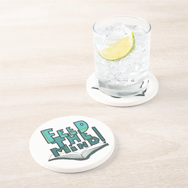 Posavasos MAZIPOODLES Feed The Mind 066 (Lado)