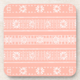 Posavasos MAZIPOODLES Floral Estampado Tejido con Costillas
