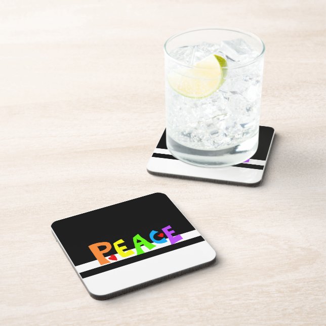 Posavasos MAZIPOODLES Peace Rainbow (Lado Derecho)