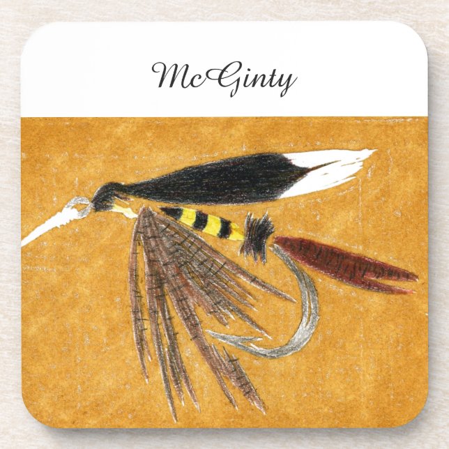 Posavasos "McGinty" Trut Wet Fly Coaster (Frente)