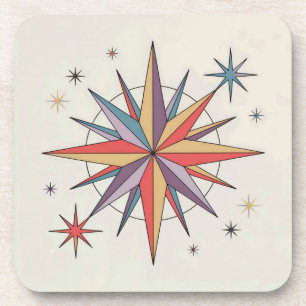 Posavasos MCM Starburst Cream Coaster Set