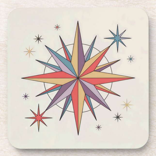 Posavasos MCM Starburst Cream Coaster Set (Frente)