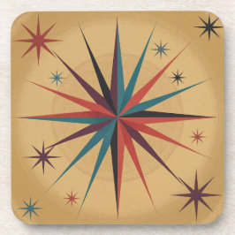 Posavasos MCM Starburst Gold Coaster Set