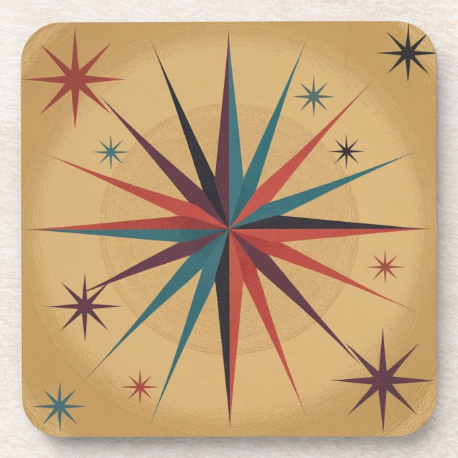 Posavasos MCM Starburst Gold Coaster Set (Frente)