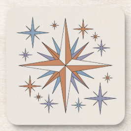 Posavasos MCM Starburst Gold Coaster Set