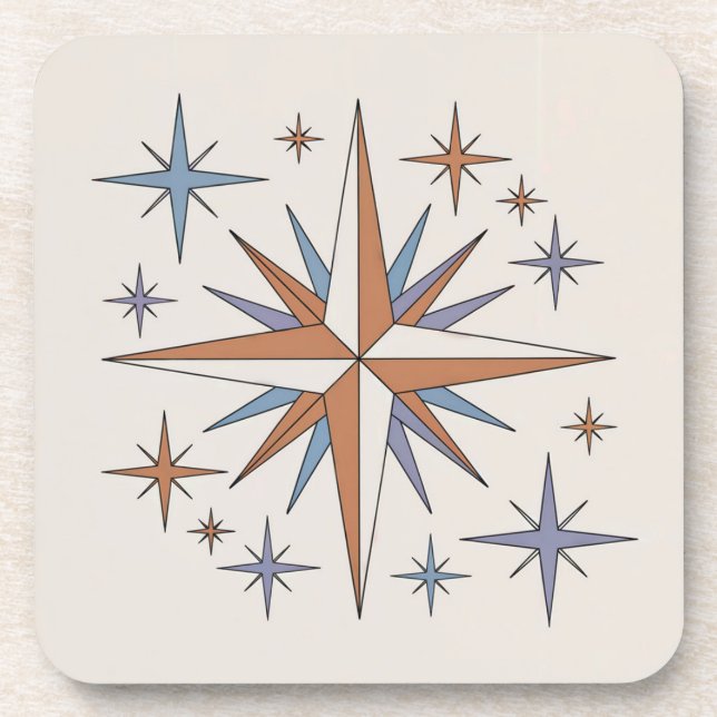 Posavasos MCM Starburst Gold Coaster Set (Frente)