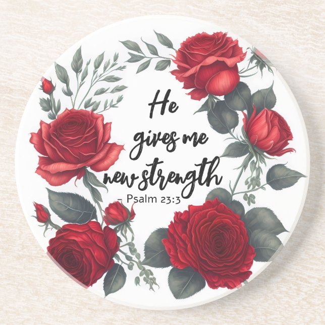 Posavasos Me Da Una Nueva Fuerza (Frente)