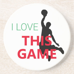 Posavasos Me encanta el básquetbol