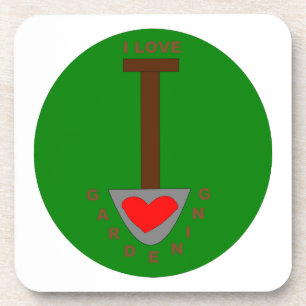 Posavasos Me encanta la montaña rusa de jardinería