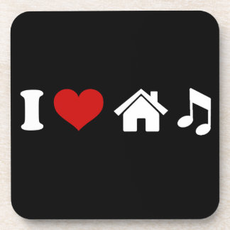 Posavasos Me encanta la montaña rusa de música House | Baile