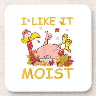 Posavasos Me Gusta La Cena De Thanksgiv Que Es Más Graciosa 