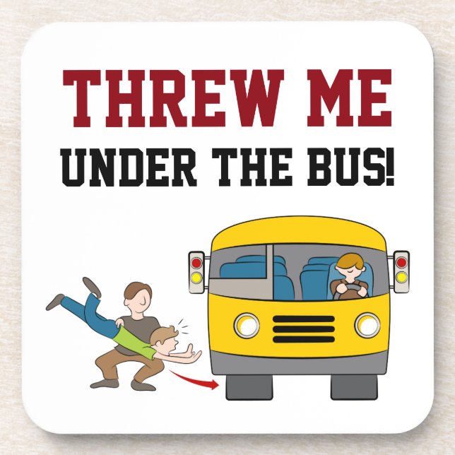 Posavasos Me Lanzaron Bajo La Pascua De Autobús (Frente)