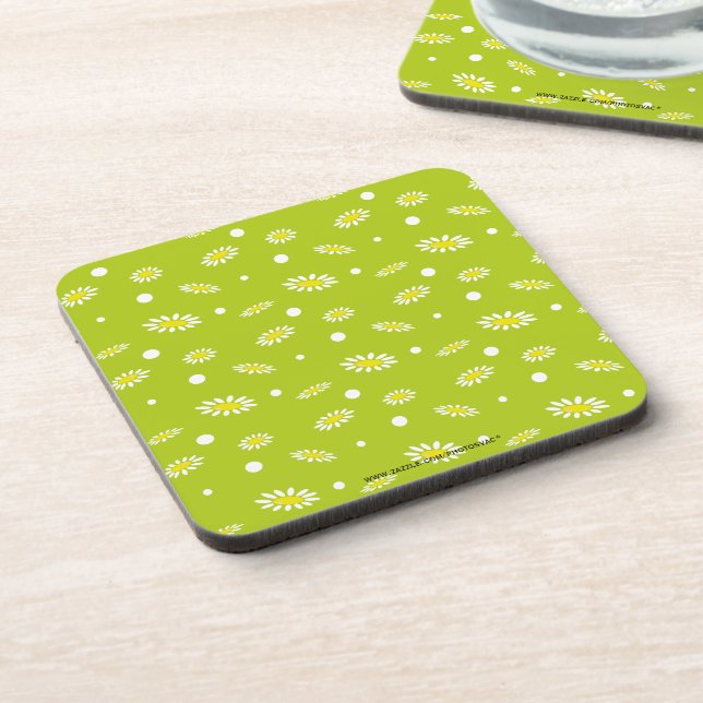 Posavasos Meadow Stars Daisy Flowers (Lado Izquierdo)