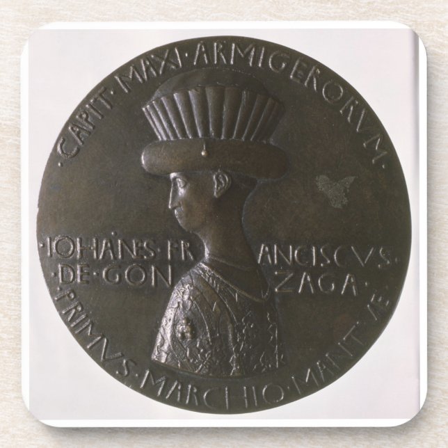 Posavasos Medalla del retrato que representa Gianfrancesco (Frente)