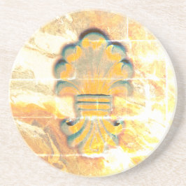 Posavasos Medallón de estilo italiano vintage