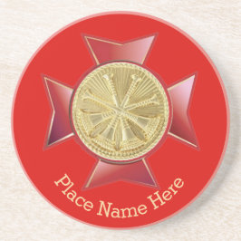 Posavasos Medallón de Oro del Jefe Adjunto del Departamento