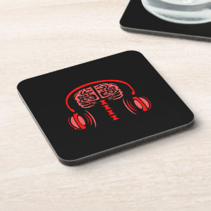 Posavasos Médica Brain Tejido Escuchando música