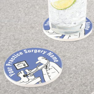 Posavasos Médica divertido con Stethoscope Coaster