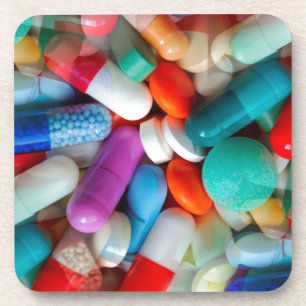 Posavasos medicamentos para pastillas