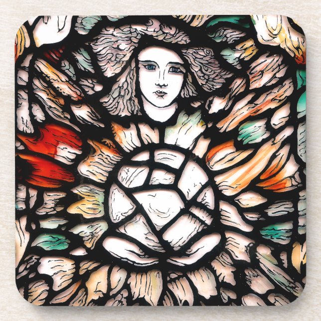 Posavasos Meditación en colores (Frente)