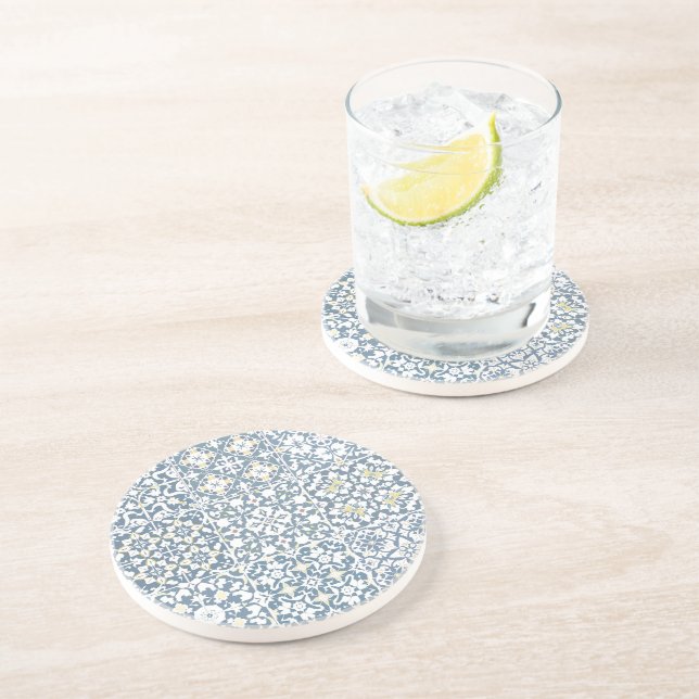 Posavasos Mediterranean Tiles, Moroccan, Majolica, Azulejo (Lado)