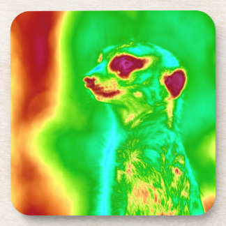 Posavasos Meerkat psicodélico