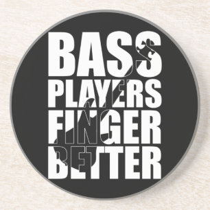 Posavasos Mejor dedos de los jugadores de Bass