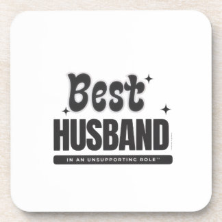 Posavasos MEJOR ESPOSO en un papel secundario-