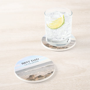 Posavasos Mejor foto de papá del cielo azul del Océano Atlán