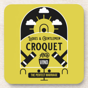 Posavasos Mejor juego de croquet divertido