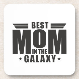 Posavasos Mejor Mamá en Galaxy - Día de la Madre, Cumpleaños