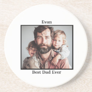 Posavasos Mejor Papá Personalizado