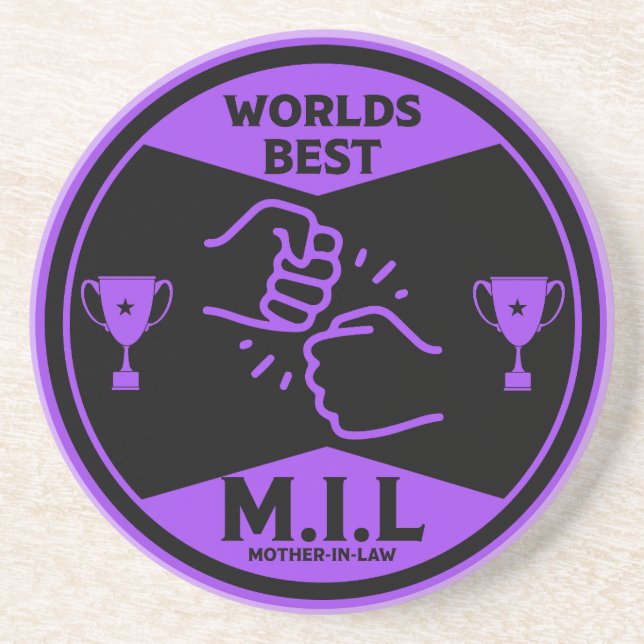 Posavasos Mejor Suegra del Mundo (Frente)