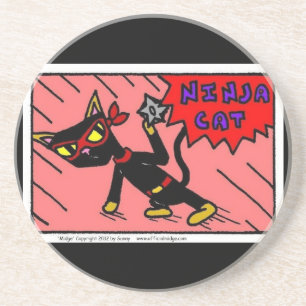 Posavasos Mel NINJA CAT Coaster