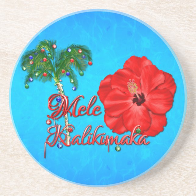Posavasos Mele Kalikimaka (Frente)