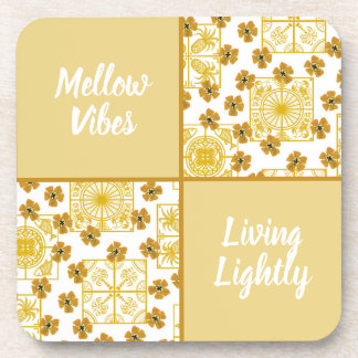 Posavasos Mellow vibes viviendo un tema de verano ligero