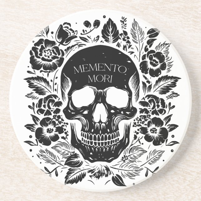 Posavasos Memento Mori - latin (Frente)