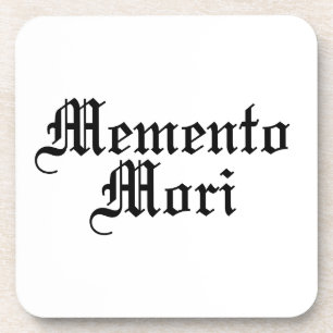 Posavasos Memento Mori - Latin Phrase