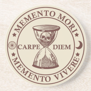 Posavasos memento mori vivir
