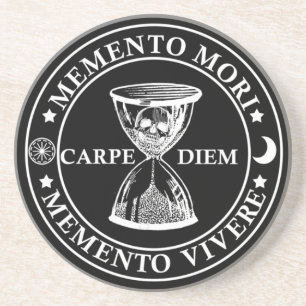 Posavasos memento mori vivir