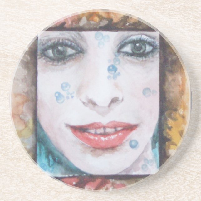 POSAVASOS MEMORIA DEL OTOÑO CON HOJAS Y BAJAS DE AGUA (Frente)