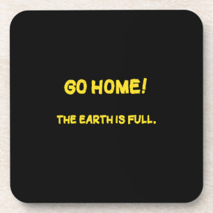 Posavasos Mensaje Interplanetario Divertido - La Tierra Está