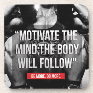 Posavasos Mente y cuerpo - Motivación de entrenamiento