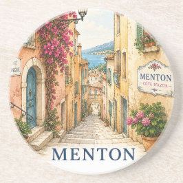 Posavasos Menton Charming Old Town Alley coasters