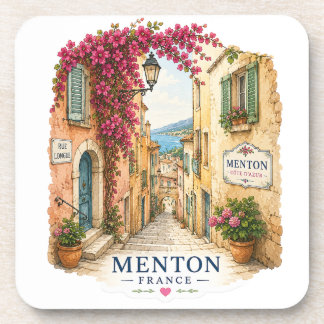 Posavasos Menton Charming Old Town Alley coasters