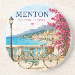 Posavasos Menton Charming Old Town Alley coasters