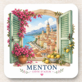Posavasos Menton French Riviera coasters