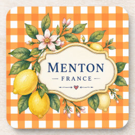 Posavasos Menton Lemon Cote d Azur coasters