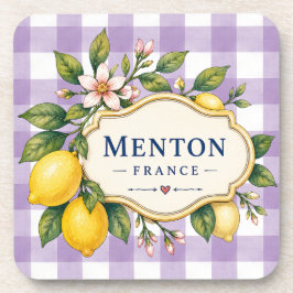 Posavasos Menton Lemon Cote d Azur coasters